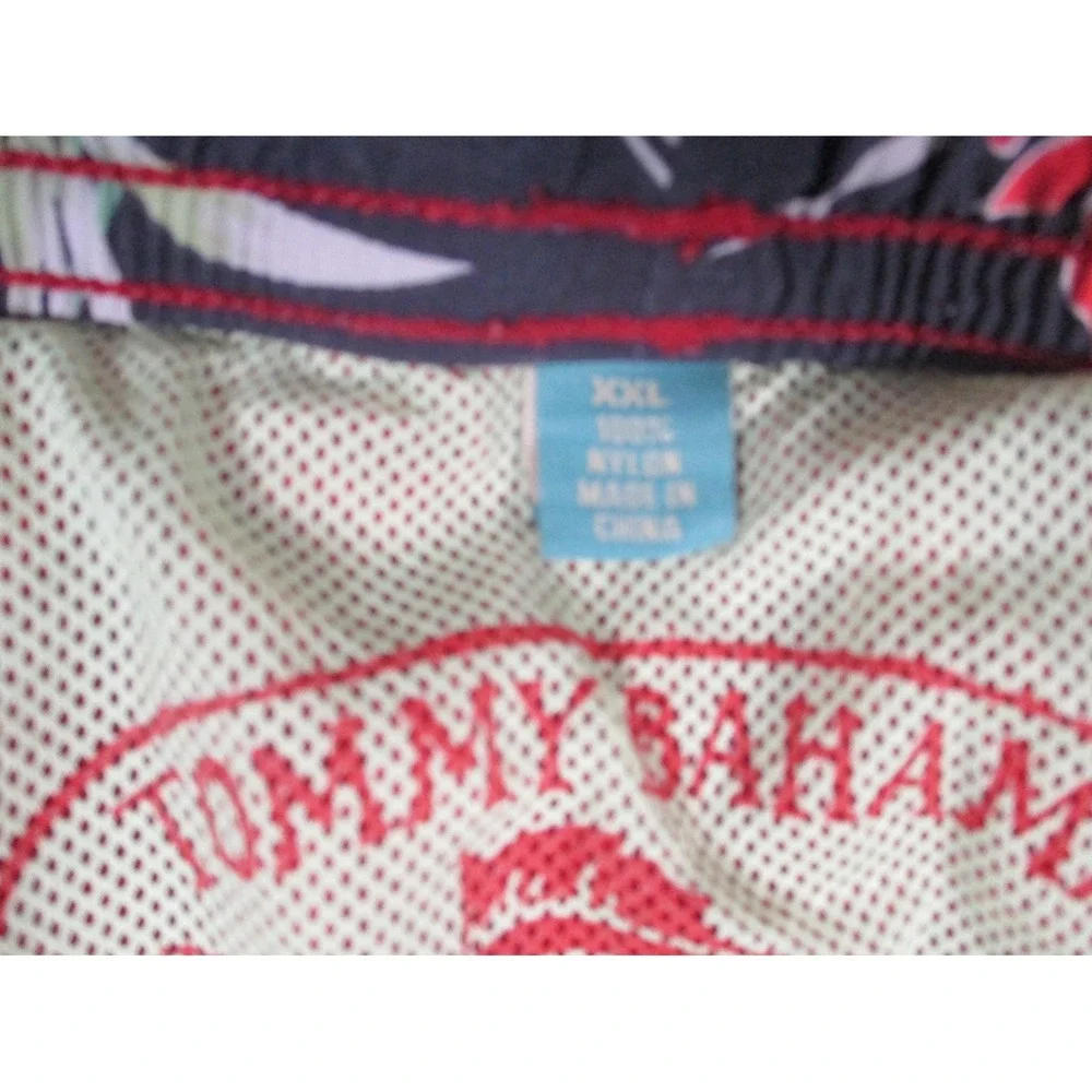 Tommy Bahama Relax Mens XXL Orange Cargo Swim Trunks Board Shorts‎ Mesh Lined
